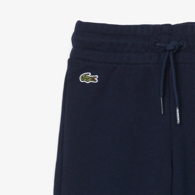 Fleece-Jogginghose für Mädchen mit ausgestelltem Bein