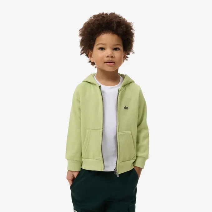 Fleece-Kapuzenpullover mit Reißverschluss für Kinder