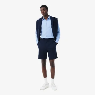 Fleece-Shorts in Regular-Passform
