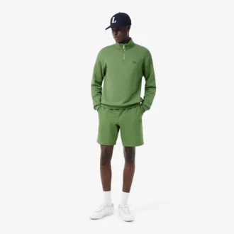 Fleece-Shorts in Regular-Passform