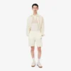 Fleece-Shorts mit Colorblock-Design in Regular-Fit