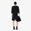 Fleece-Shorts mit Colorblock-Design in Regular-Fit