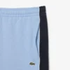 Fleece-Shorts mit Colorblock-Design in Regular-Fit