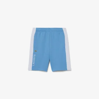 Fleece-Shorts mit Farbblock-Design