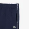 Fleece-Shorts mit Logo-Streifen in Regular Fit