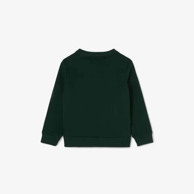 Fleece-Sweatshirt für Jungen mit Logo-Streifen
