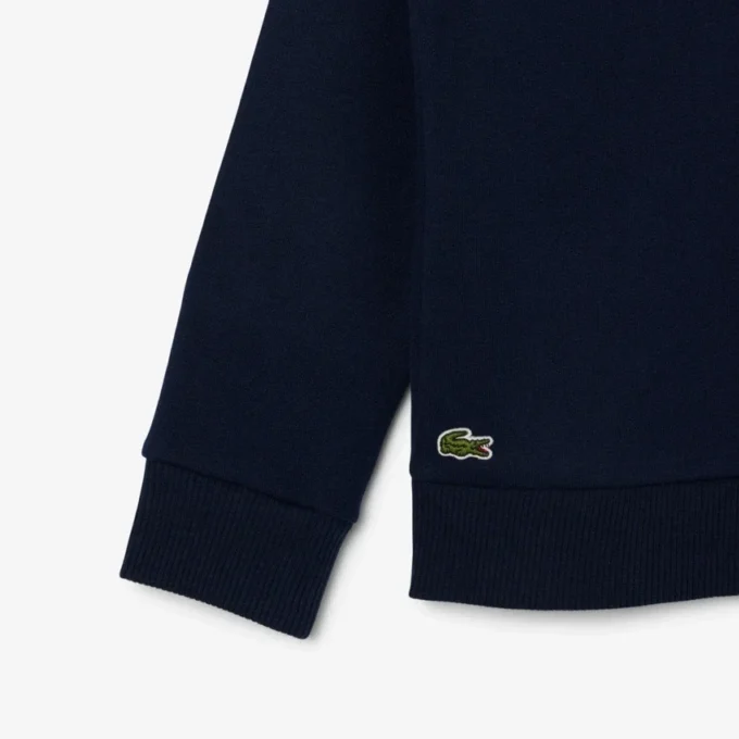 Fleece-Sweatshirt für Jungen mit Monogramm-Print
