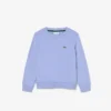 Fleece-Sweatshirt mit Rundhalsausschnitt für Kinder