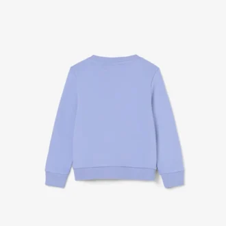 Fleece-Sweatshirt mit Rundhalsausschnitt für Kinder