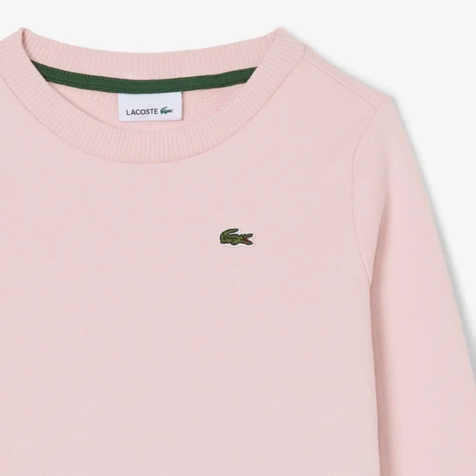 Fleece-Sweatshirt mit Rundhalsausschnitt für Kinder