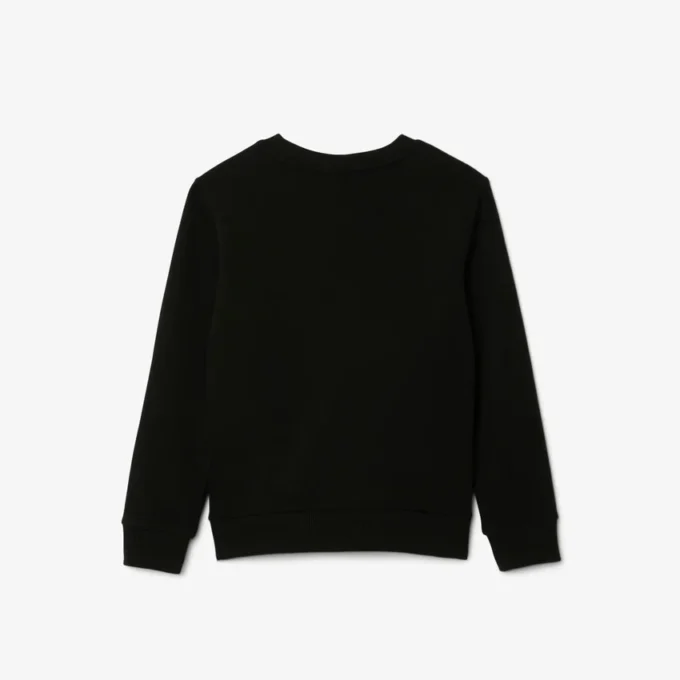 Fleece-Sweatshirt mit Rundhalsausschnitt für Mädchen