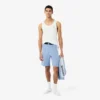 Gerad geschnittene Fleece-Loungewear-Shorts