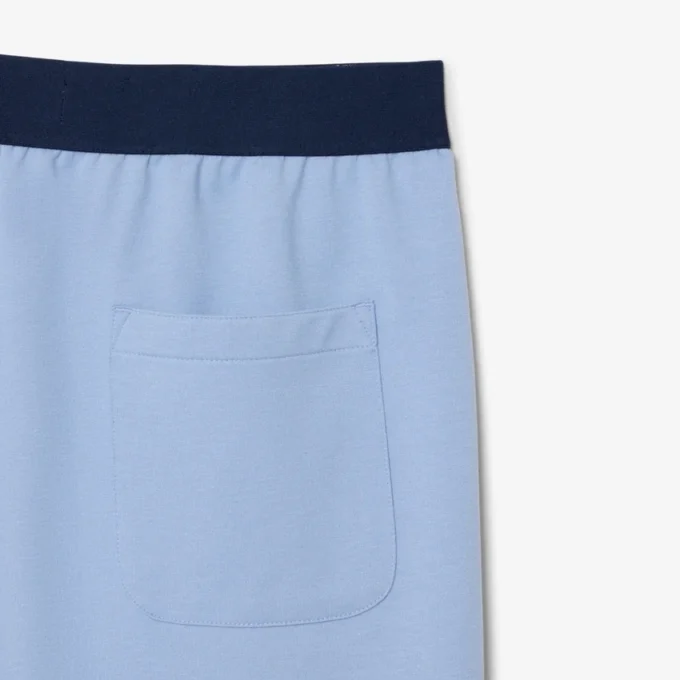 Gerad geschnittene Fleece-Loungewear-Shorts