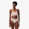 Gerippter Baumwoll-Bralette