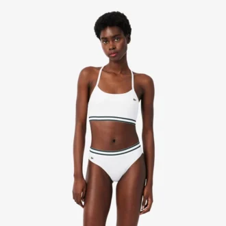 Gerippter Baumwoll-Bralette