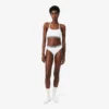 Gerippter Baumwoll-Bralette
