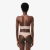Gerippter Baumwoll-Bralette