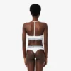 Gerippter Baumwoll-Bralette
