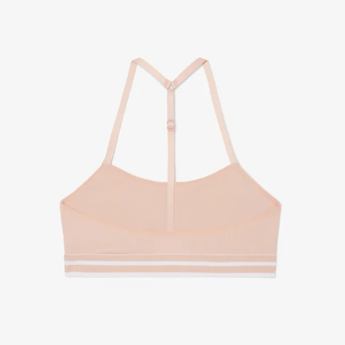 Gerippter Baumwoll-Bralette