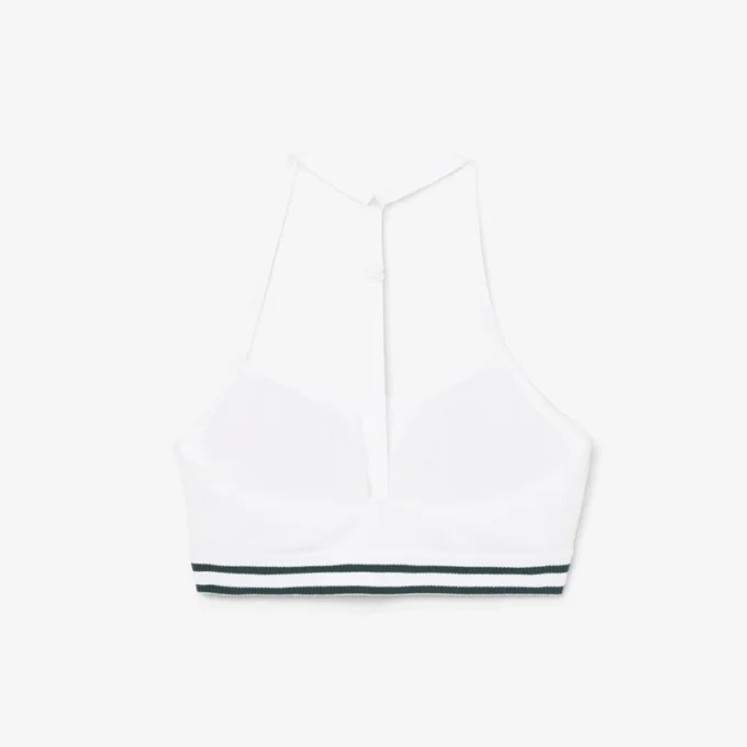 Gerippter Baumwoll-Bralette