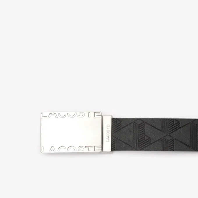 Geschenkset aus glattem Leder mit Gürtel und Schnalle