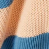 Gestreifte Mesh-Strick-Shorts