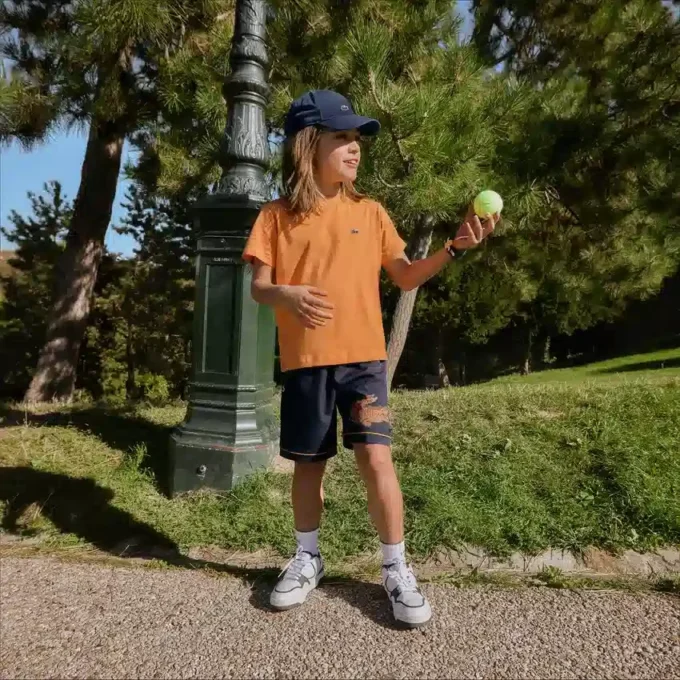 Gestreifte Sportshorts