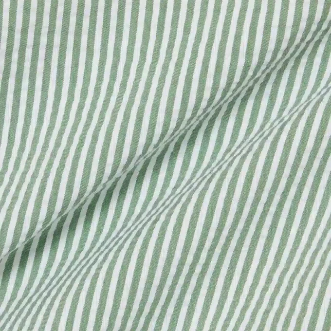 Gestreifte, strukturierte Retroshorts in mittlerer Länge für Herren
