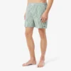 Gestreifte, strukturierte Retroshorts in mittlerer Länge für Herren