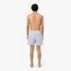 Gestreifte, strukturierte Retroshorts in mittlerer Länge für Herren