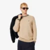 Gestreifter Baumwoll-Jersey-Pullover für Herren