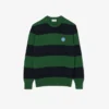 Gestreifter Baumwoll-Jersey-Pullover für Herren