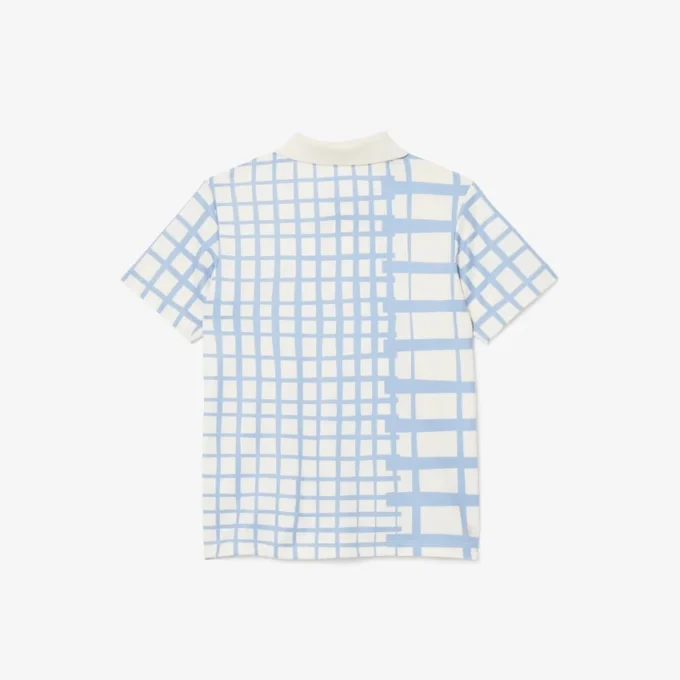 Gestreiftes Piqué-Tennis-Poloshirt für Jungen