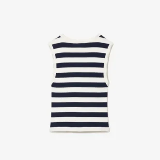 Gestreiftes Ripp-Tanktop aus Baumwolle für Kinder