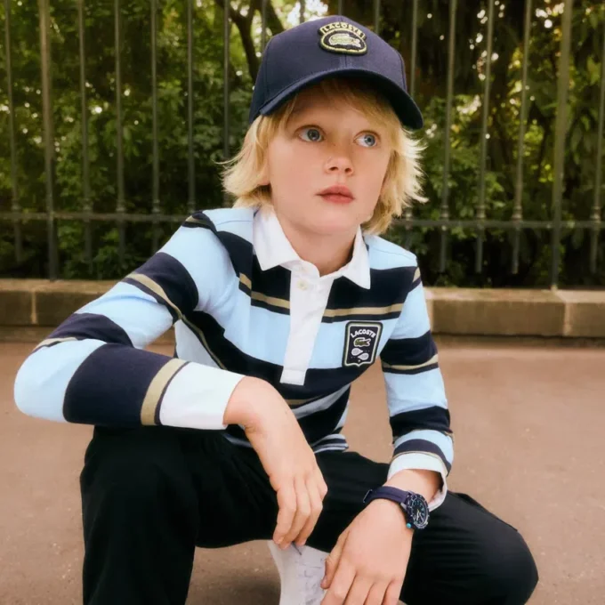 Gestreiftes Rugby-Poloshirt