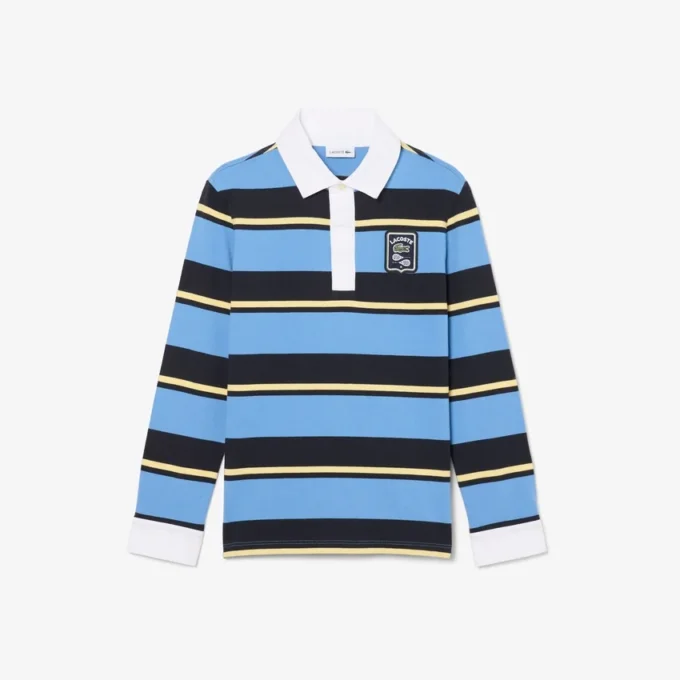 Gestreiftes Rugby-Poloshirt