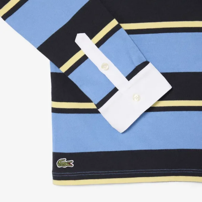 Gestreiftes Rugby-Poloshirt