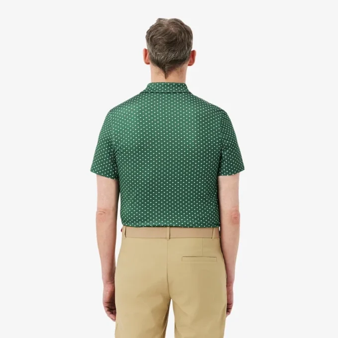 Golf-Poloshirt mit Regular Fit und Aufdruck