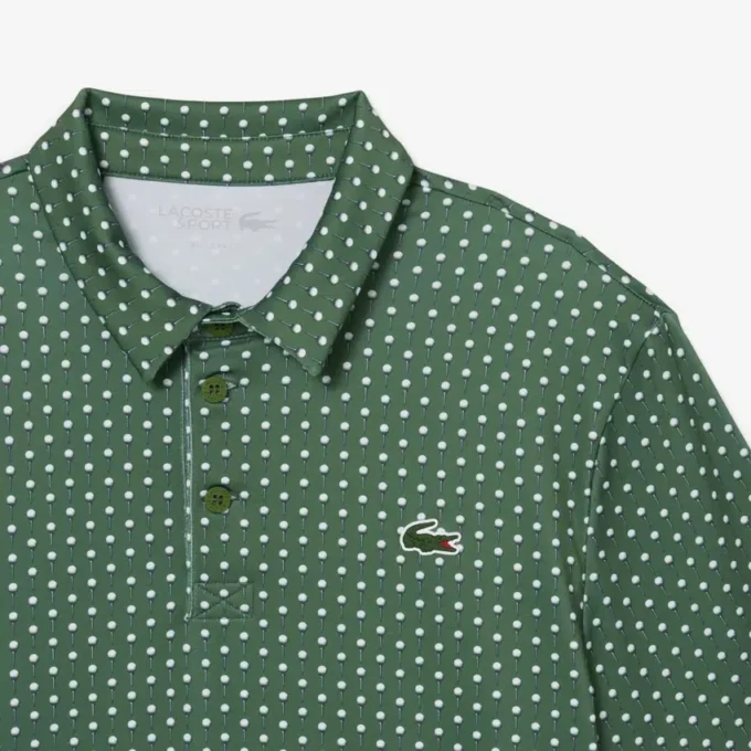 Golf-Poloshirt mit Regular Fit und Aufdruck