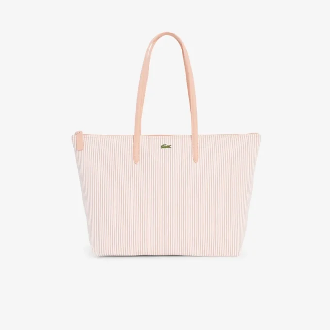 Große gestreifte L.12.12 Concept-Tasche