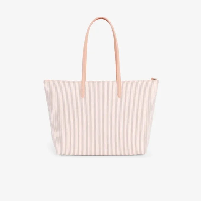 Große gestreifte L.12.12 Concept-Tasche