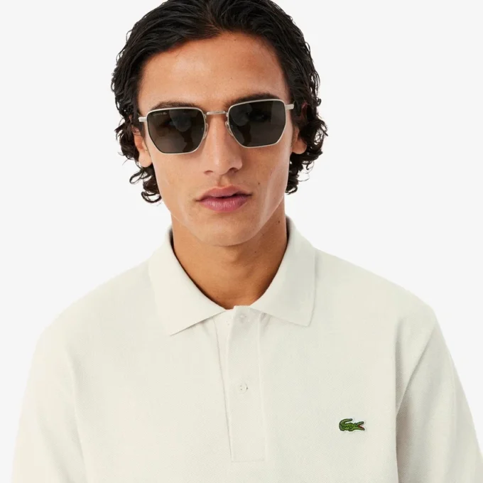 Hergestellt in Frankreich Klassisch geschnittenes gestreiftes Poloshirt