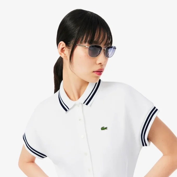 Hergestellt in Frankreich Polo-Shirt-Kleid