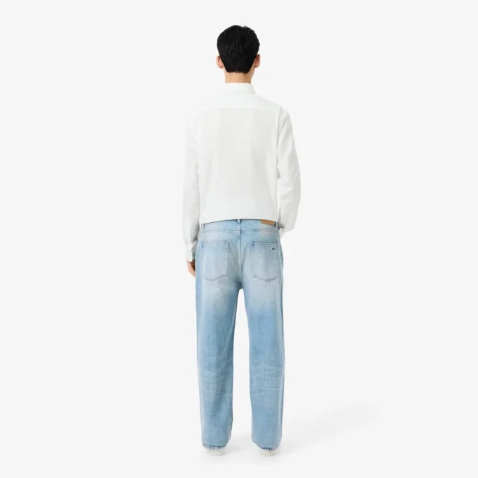 Herren-5-Pocket-Jeans in geradem Schnitt, Indigo