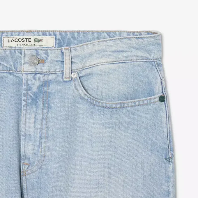 Herren-5-Pocket-Jeans in geradem Schnitt, Indigo