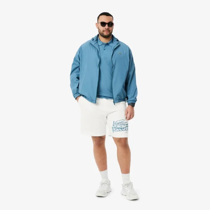 Herren-Baumwoll-Fleece-Shorts mit Grafikprint
