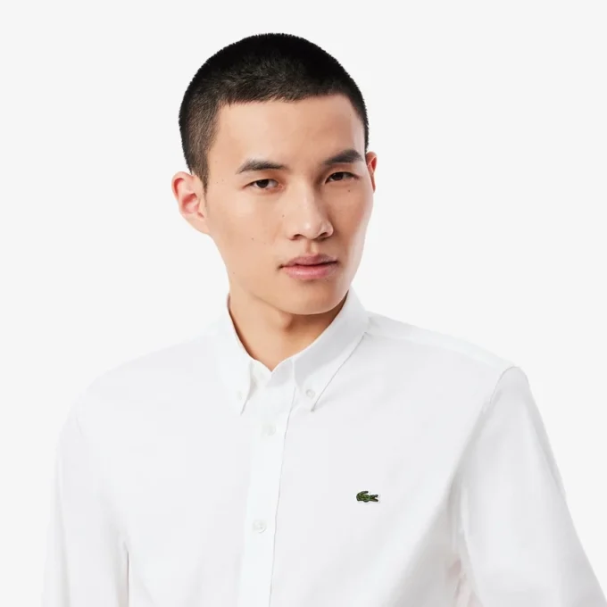 Herren-Baumwollhemd in Slim Fit