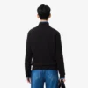 Herren-Baumwollpullover mit Reißverschluss und hohem Kragen