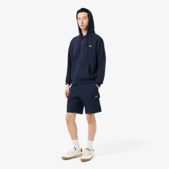 Herren-Cargo-Shorts aus Baumwollfleece