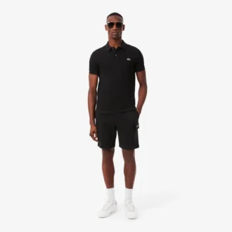 Herren-Cargo-Shorts aus Baumwollfleece